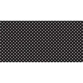 Fadeless Designs 48in x 12ft Classic Dots Black & White