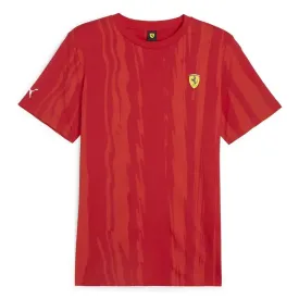 Ferrari Race AOP Tee Rosso Corsa