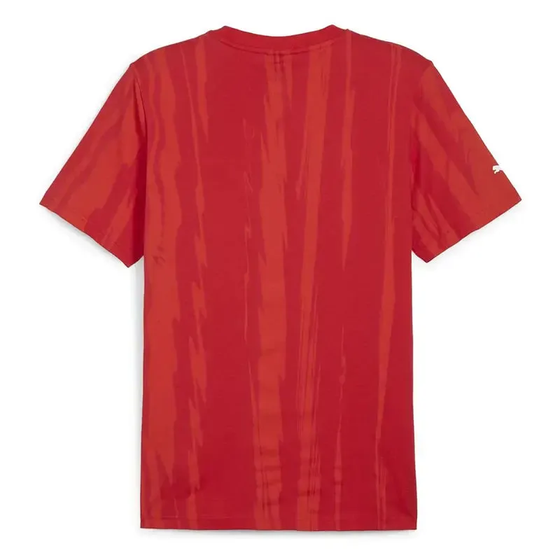 Ferrari Race AOP Tee Rosso Corsa