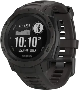 Garmin Instinct Rugged Outdoor Watch - Graphite (Renewed)