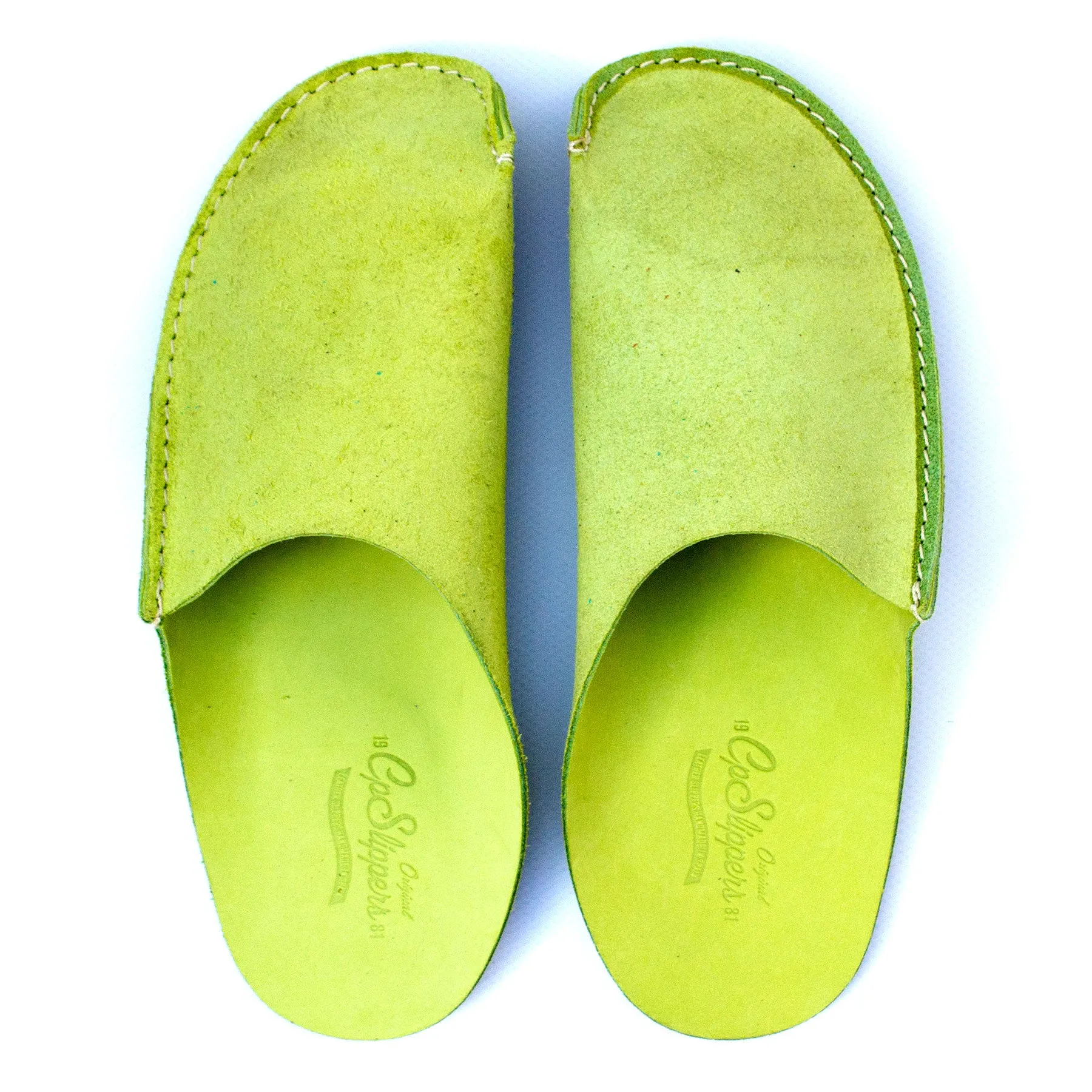 Green CP Slippers Minimalist