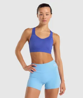 Gymshark Lightweight High Support Sports Bra - Dark Blue