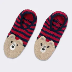 Ladies Bear Cozy Slippers