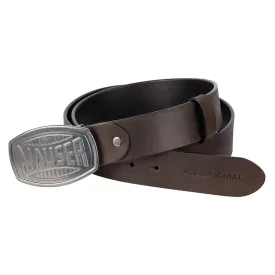 Mauser Leather Belt - Dark Brown by Mauser