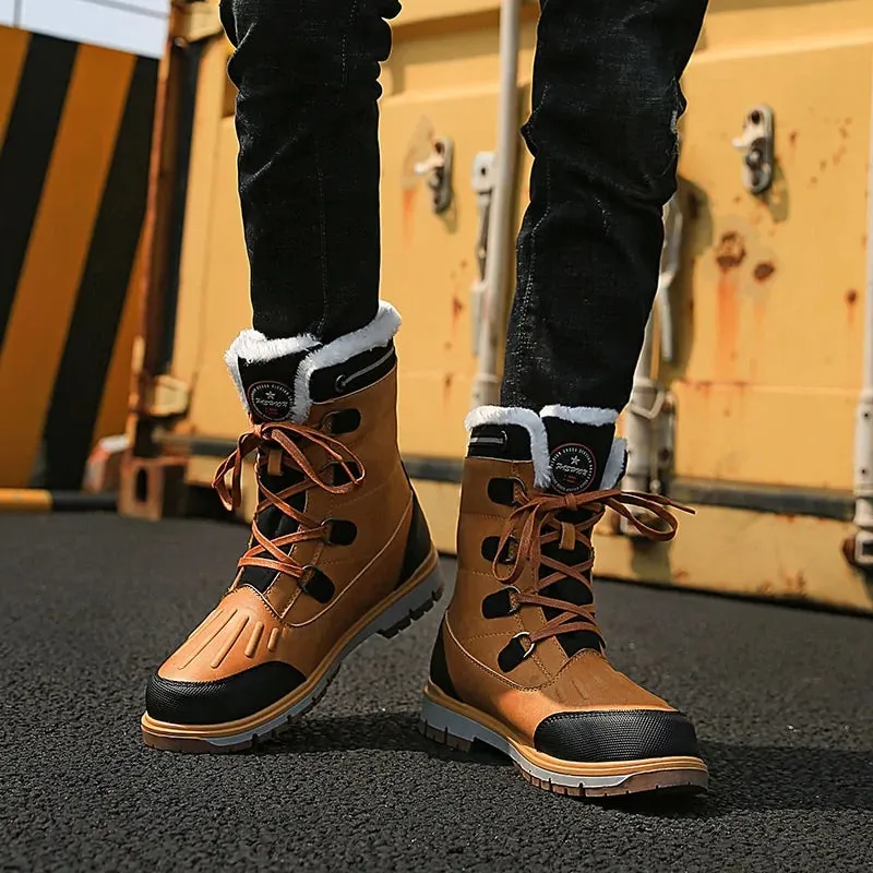 Men's Rugged Outdoor Winter Boots