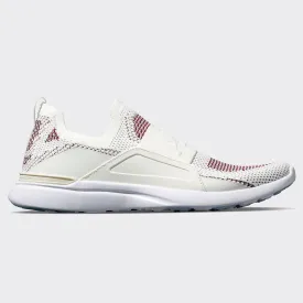 Men's TechLoom Bliss Ivory / Burgundy / White