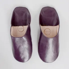 Plum Medium Babouche Slippers