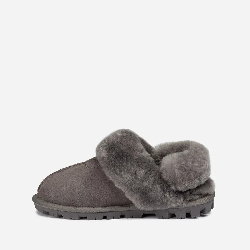 Ugg Coquette Slipper (Elastic Logo & Wool Strap) (Detachable Feature)