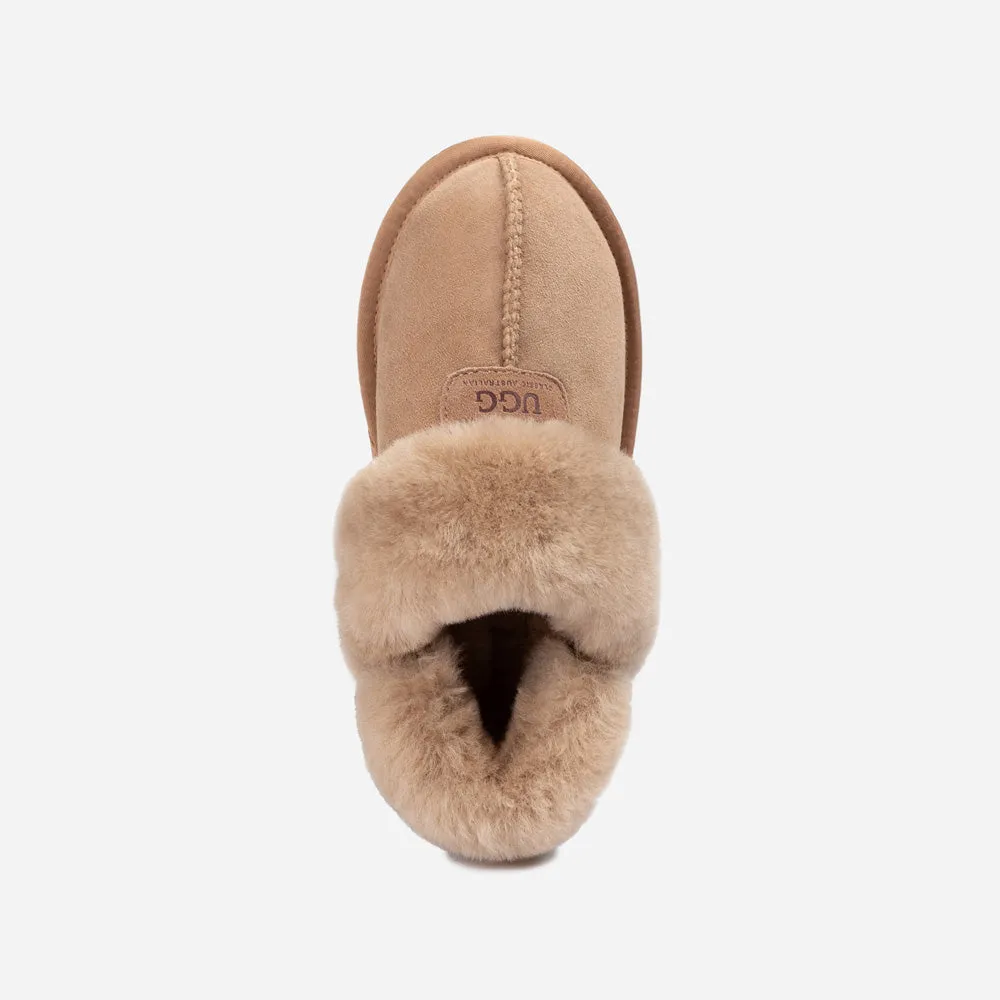 Ugg Coquette Slipper (Elastic Logo & Wool Strap) (Detachable Feature)