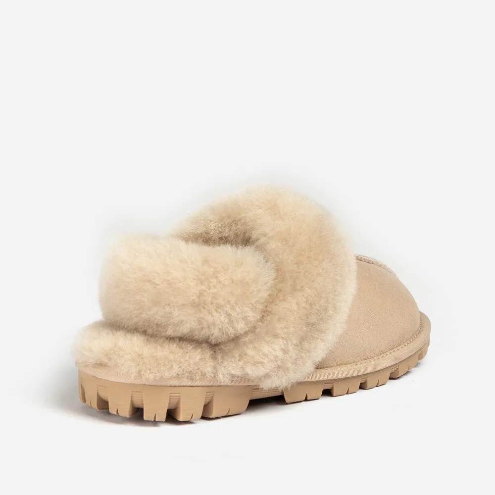 Ugg Coquette Slipper (Elastic Logo & Wool Strap) (Detachable Feature)