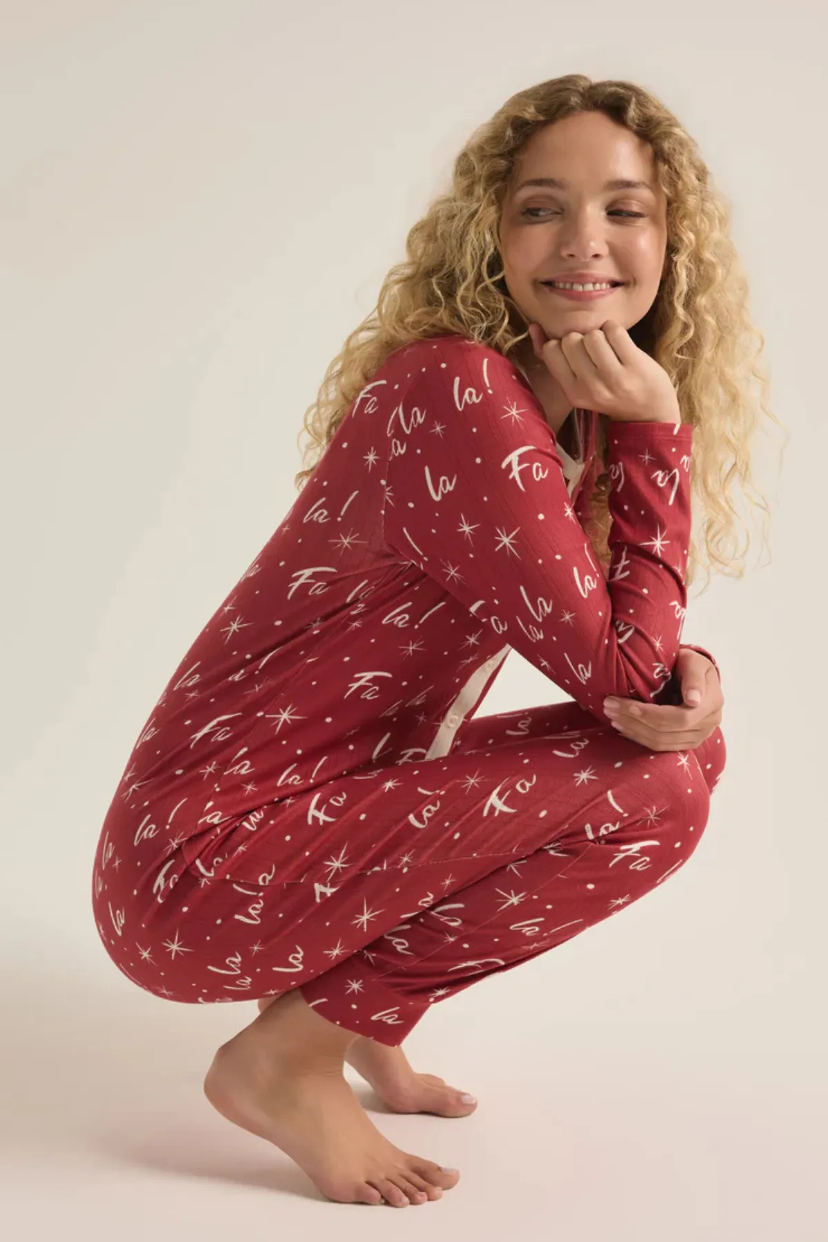 Z SUPPLY - FA LA LA SILKY POINTELLE ONESIE